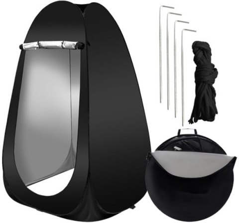 Prysznic -Przebieralnia - Namiot Czarny