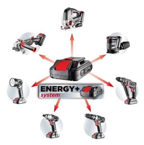 Akumulator Energy+ 18V, Li-Ion 6.0Ah Akumulator Energy+ 18V, Li-Ion 6.0Ah