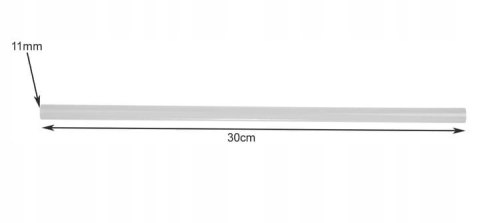 Klej do pistoletu na gorąco - 1kg/ 11 mm x 300 mm Klej do pistoletu na gorąco - 1kg/ 11 mm x 300 mm