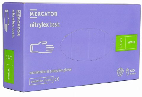 Rękawice Nitrylowe 100 sztuk / Fioletowe / Nitrylex Basic Violet (XL 9-10) Rękawice Nitrylowe 100 sztuk / Fioletowe / Nitrylex Basic Violet (XL 9-10)