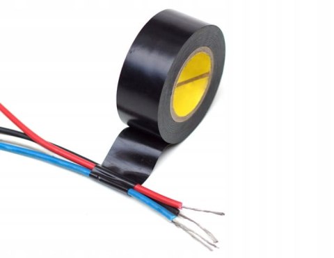 Taśma Izolacyjna PVC 10x10m Czarna - 10 sztuk Taśma Izolacyjna PVC 10x10m Czarna - 10 sztuk