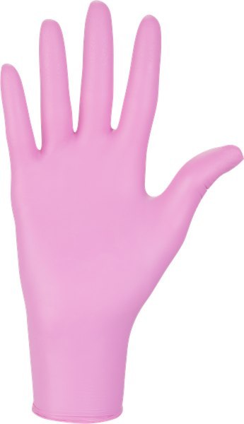 Rękawice Nitrylowe 100 sztuk / Różowe / Nitrylex Pink - 10 szt. (L 8-9) Rękawice Nitrylowe 100 sztuk / Różowe / Nitrylex Pink - 10 szt. (L 8-9)