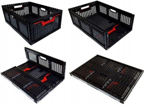 Skrzynka Składana 600x400x219mm Czarna