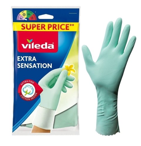 Rękawice Vileda Extra Sensation (9 - L) Rękawice Vileda Extra Sensation (9 - L)